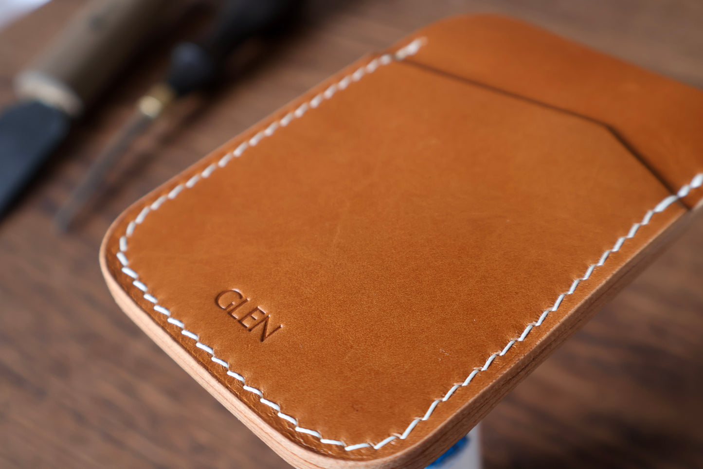 Minimalist Wallet - Gaucho Yellow 3 Slot Cardholder